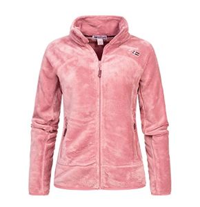 Geographical Norway UPALINE Lady - Polaire Chaude Douce Femme Confortable - Veste Hiver Chaud Femmes Doux - Sweat Épais Longues Manches - Pull Parfait pour tous les jours