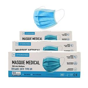 HYDROMED Surgical Mask 150 Pieces EN14683:2019 TYPE IIR