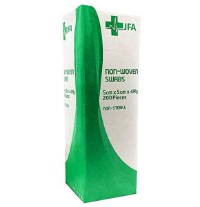 JFA Medical Lot de 200 compresses de gaze 5 x 5 cm