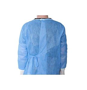 Pack of 10 Disposable Protective Gowns 40gr/m2 Size L