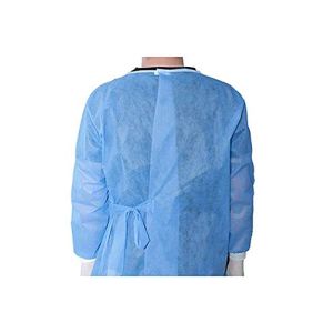 Pack of 10 Disposable Protective Gowns 40gr/m2 Size L