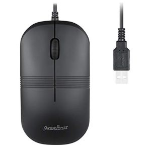 Perixx PERIMICE-503, Souris Optique Filaire Waterproof Résistante à l'Eau, Lavable, Certifiée IP 67, Noire