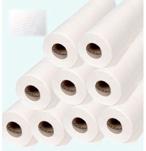 DSTOCK60-9 ROULEAUX DRAP EXAMEN GAUFRÉ - PURE OUATE BLANCHE - 50 X 35 CM - 135 FORMATS