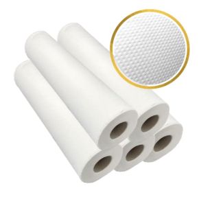 Dstock60 - Embossed Examination Sheets - Pure White Cotton - 50 X 35 Cm - 135 Formats - Pack of 5 Rolls