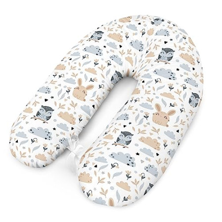 Multi-use 170 cm Nursing Pillow with Cotton Cover
