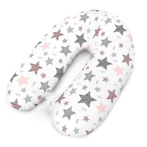 RUGUIES Ergonomic Nursing Pillow with Anti-Reflux and Practical Pockets