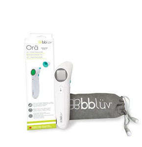 bblüv - Orä - 5-en-1 Thermomètre Infrarouge Numérique pour Bébé et Adulte, Thermomètre sans Contact avec Fonction Mémoire, Affichage à LCD
