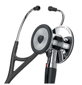 Spengler Cardioprestige II, Stéthoscope de Diagnostic Médical, Double Pavillon en Acier Inoxydable, Qualité Acoustique Exceptionnelle, Confort Optimal