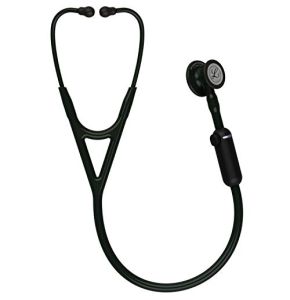 3M Littmann CORE Digital Stéthoscope Numérique 3M Littmann CORE, Tubulure Noire, Black Edition, 69 cm, 8490