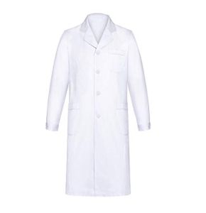 Yulang Medical Gown Cotton Men Women - Workwear Laboratory, Chemistry, Pharmacy - Long Sleeves - Adult Student