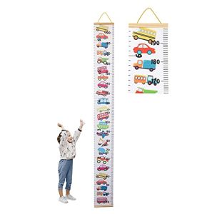 Tomedeks Toise Murale Enfante, Règle Graduée, Bébé Toise Murale à Suspendre Règle Autocollants Chambre d'Enfants Décoration Murale