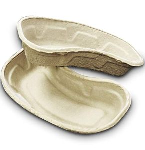 Caretex Pulp Lot de 50 plateaux, haricot jetables en carton – Idéal pour contenir des pansements, instruments médicaux, déchets de premiers se...