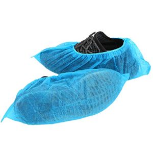 Lot De 100 Surchaussures Jetables - Non Tissé (Couleur: Blanc)