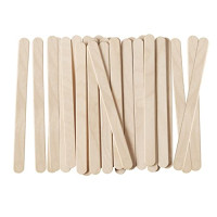 [200 unités] bâtonnets de glace en bois multi-usages de 11,4 cm pour travaux manuels, glace et crème glacée