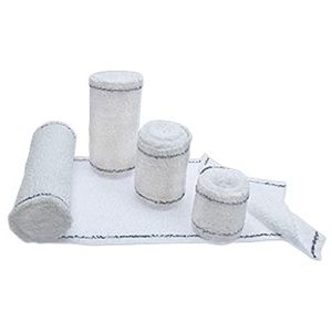 Bande De Crêpe 75 Gr/M2 4 M X 7 Cm/Lot De 5 - 97 % Coton 3% Spandex - Emballage Individuel Sous Cellophane