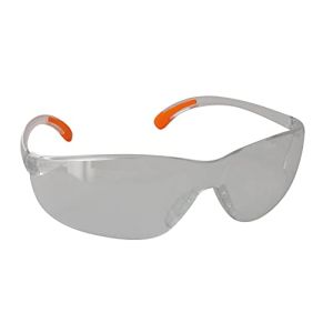 Greenstar - Lunettes De Protection 45m/s En Plastique - Verres Clairs - Modèle Professionnel - Norme EN166 F - Débroussailleuse & Bricolage
