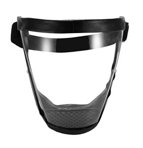 EASONGEE Visière De Protection Intégrale Réglable En Plastique Anti-Buée Respirant Pour Adulte Homme Et Femme Transparent