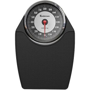 Adamson A24 Analog Scale - New 2024 - Up to 160kg, Non-Slip Surface, Extra Large Numbers