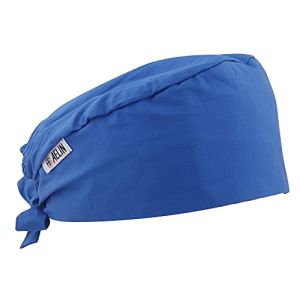 Medical Scrub Cap Unisex Short Hair 100% Cotton (Royal Blue)