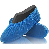 Protec44 - Lot 100/1000/2000 Surchaussures jetables plastique, Couvre-Chaussures - CPE 3g (2000)