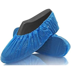 Protec44 - Lot 100/1000/2000 Surchaussures jetables plastique, Couvre-Chaussures - CPE 3g (2000)