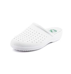 JOMIX Sabots Médical Femme Homme Sabot Femme Orthopédique Fabriqués en Italie Blanc / 38 EU