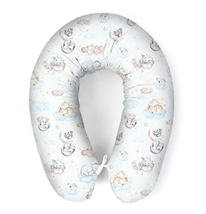 Amilian Coussin d'allaitement avec Rembourrage pour Petits bébés - Oreiller de Soutien latéral - Oreiller de Grossesse pour Dormir sur Le côté...