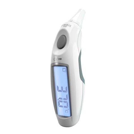 HoMedics Thera-P Thermomètre auriculaire médical avec grand écran facile à lire – Prise de température instantanée dans l’oreille pour b?...