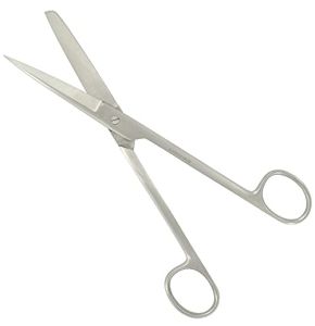 COMED - Straight Dolphin Scissors 14 cm, Pointed and Rounded Tips