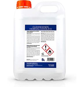 GEL HYDROALCOOLIQUE POUR LES MAINS SANS RINÇAGE 75% ALCOOL | 5 Litres