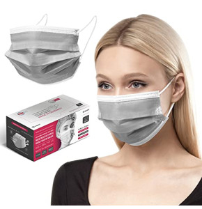 HARD 100 pcs Respirateurs jetables | Made in Germany | masque chirurgical de Protection Type IIR | certifié CE EN14683 | Filtratio 99,78% - Taille...
