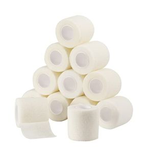 Sagafly Bandage Autoadhésif cohésifs Bandes 5 cm x 4,5 m, 12 Rouleaux Bandage Medical Elastique Bandage Animal Sports Bande pour les Premiers Soi...