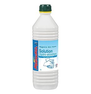 Mieuxa Solution Hydroalcoolique 1 Litre, Incolore - Hygiène Essentielle