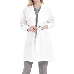 Dorimifa Women's Cotton Coat - Chemistry Lab College Halloween Cosplay Slim S