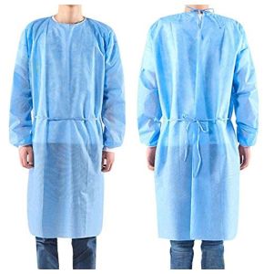 Disposable Gowns (80, Blue) - Effective Protection