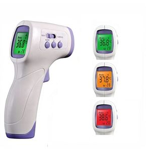 Thermometre Frontal Infrarouge médicale Thermomètre sans Contact pour Adulte Enfant bébé, Affichage LCD Mode avec indicateurs colorés Option sonore, et 32 mémoires. Thermometre Frontal Infrarouge médicale Thermomètre sans Contact pour Adulte Enfant bébé, Affichage LCD Mode avec indicateurs colorés Option sonore, et 32 mémoires.