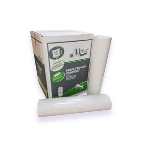 Global Hygiene Examination Sheets Point to Point Pure Cotton 2x17.5g/m² - Box of 9 Rolls - 2 Ply - 135 Formats 50x35cm - J226PMR