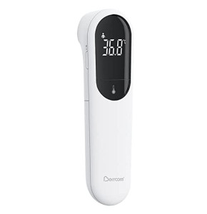 Berrcom Thermomètre frontal infrarouge sans contact JXB-315 pour adultes et enfants, thermomètre sans contact pour bébé, alerte de vibrations douces