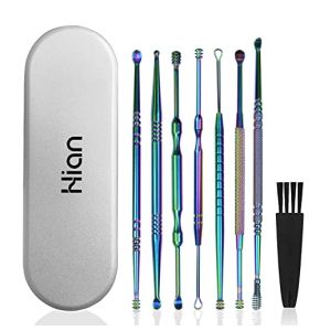 Set of 8 Ear Wax Curettes for Ear Care