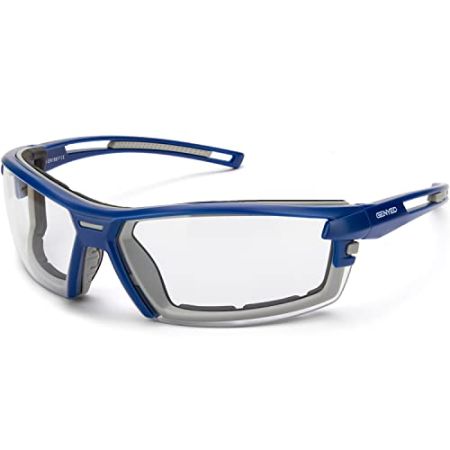 GENYED® Lunette de Protection Travail, Lunettes de Sécurité, Certifiées CE EN166, Anti-rayures, Anti-buée, Protection UV400, Enveloppantes, De...