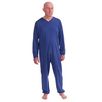 FERRUCCI COMFORT Pyjama Gériatrique en Coton avec Fermeture éclair - XXL