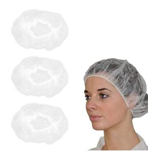 Disposable Hair Caps, Non-Woven Hair Nets, Pack of 20 Breathable and Reusable Bonnets
