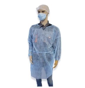 100 X Disposable Care Gowns 35 G/M², Non-Woven PP, Non-Sterile - One Size