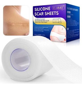 feuilles de cicatrice en silicone pour les cicatrices causées par la césarienne, la chirurgie, les brûlures, les chéloïdes, l'acné, etc. Roul...