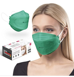 HARD Mask Masque respiratoire FFP2 | Fabriqué en Allemagne | Respirateur | taille standard | Filtration 99,5% | ÖKO-TEX | emballage scellé indiv...