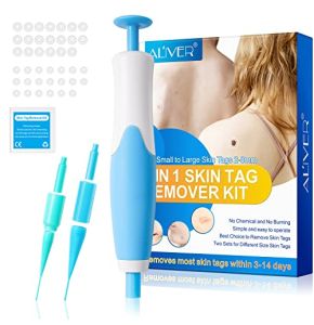 Auto Skin Tag Remover kit, Acrochordons Traitement, Peau Dispositif d'élimination Des Verrues 2-8mm, 2 en 1 pour Enlever du Visage, du Corps verru...