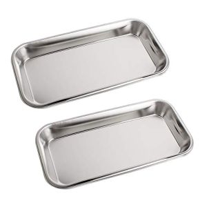 2pcs Dental Medical Tray, 215 * 105 * 20mm – Clinical Tray Instrument