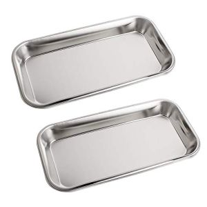 2pcs Dental Medical Tray, 215 * 105 * 20mm – Clinical Tray Instrument