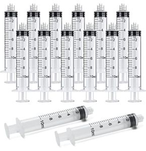 Pack of 20 Luer Lock Syringes 10 ml, Individually Sealed Sterile