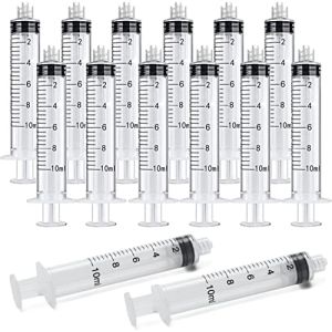 Pack of 20 Luer Lock Syringes 10 ml, Individually Sealed Sterile